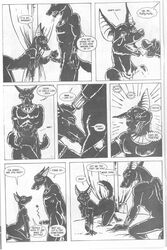 anthro anubian_jackal anubis_dark_desire canine comic dog egyptian female fur furry jackal male straight