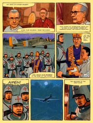 7_panel_comic airplane beelzebub blessing christianity consecrated convent_of_hell eurotica human human_only ignacio_noe light-skinned_male light_skin male male_only page_10 page_number penis_out pope priest ricardo_barreiro savoia_marchetti_sm79 warrior warrior_monk weapon