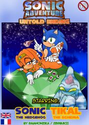 absurd_res female hi_res invalid_tag male panties_around_finger raianonzika sega sonic_(series) sonic_adventure sonic_the_hedgehog sonic_the_hedgehog_(series) tikal_the_echidna