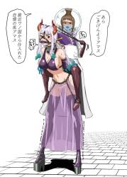 artist_request bad_end big_breasts bit_gag blush celestial_dragon collar drooling female female_only femsub gag gagged gradient_hair harness high_heels horns one_piece saint_shalria shaking slave sweat tenryuubito thighhighs trembling utter_domination walking yamato_(one_piece)