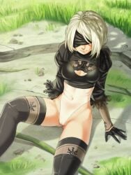yorha 2b from nier by waligner