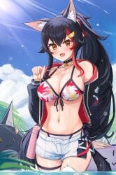 miofa (ookami mio) from hololive by oksuri