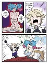 comic completely_nude corrin_(fire_emblem) corrin_(fire_emblem)_(male) english_text female fire_emblem fire_emblem_fates lewinus male nintendo nude nude_female peri_(fire_emblem) text