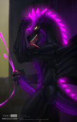 2022 american_dragon:_jake_long anthro big_penis bioluminescence bodily_fluids cum cumshot dark_dragon_(american_dragon) disney dragon ejaculation erection flexing genital_fluids genitals glowing glowing_cum glowing_eyes hi_res humanoid_genitalia humanoid_penis male masturbation muscular muscular_male nude penile penile_masturbation penis solo todex unusual_bodily_fluids unusual_cum unusual_genital_fluids vein veiny_penis watermark yellow_eyes