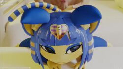 1_minute_long 1boy 1boy1girl 1girls 3d 3d_(artwork) 3d_model anal animal_crossing animal_crossing_new_horizons animated ankha ankha_(animal_crossing) ankha_(zy0n7) anthro athletic_female buttjob cat_ears cat_tail cum cum_on_back cum_on_body cum_on_hair cumshot doubutsu_no_mori duo egyptian felid feline felis female female_penetrated fur furry human human_on_anthro human_penetrating interspecies kaliethva light-skinned_male longer_than_30_seconds longer_than_one_minute male male/female male_penetrating male_penetrating_female marrubi nairu_(doubutsu_no_mori) nintendo penis sound surprise_buttsex tail video yellow_fur zy0n7