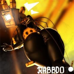 3d 3d_(artwork) bendy_and_the_ink_machine big_ass big_breasts big_butt big_thighs projectionist rabbdo sfm south_shaed_(dreams_come_true_studio) the_projectionist