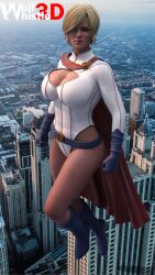 kara zor-l from dc by wolfwhistle3d