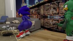 3d anthro ass avian blender dick furry gay hawk hedgehog imminent_sex jet_the_hawk penis penis_out presenting presenting_hindquarters sonic_(series) sonic_the_hedgehog yaoi