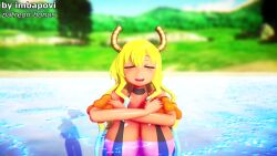 1girls 3d animated belly_expansion belly_inflation big_belly bikini breasts expansion female female_only floatie huge_belly huge_breasts imbapovi inflated_belly long_hair mikumikudance miss_kobayashi's_dragon_maid mmd mp4 popping quetzalcoatl_(dragon_maid) solo solo_female sound tagme two_tone_hair video water