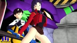 1boy 1girls 3d animated black_mesa bottomless_skirt burstingseas clothed_female clothed_sex dominant_female female femdom half-life_reference koikatsu koikatu larger_female male malesub misato_katsuragi mp4 neon_genesis_evangelion no_panties no_sound older_female public_nudity public_sex sex shinji_ikari size_difference smaller_male standing_sex submissive_male unprofessional_behavior vaginal vaginal_sex video younger_male