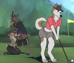 animated anthro antlers ball black_bra blowjob bra breast_out brown_balls canine cigarette close_up closed_eyes deer deer_girl deers dog female flag fur golf golf_ball golf_cap golf_club golf_course grass keadonger looking_at_partner male meme mp4 on_knees open_mouth panting red_dick red_penis short_playtime shorts sky smile smiling smiling_at_partner smoke smoking sound standing tail tail_wag tongue tongue_out video