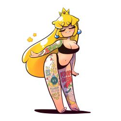 princess peach from mario (series) by jon bliss