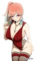 1girls 2d 2d_(artwork) 2d_artwork adult adult_female belly belly_button big_boobs big_breasts breasts brown_legwear brown_stockings brown_thigh_highs brown_thighhighs busty busty_female busty_girl cleavage collarbone curvaceous curvaceous_body curvaceous_female curvaceous_figure curvaceous_hips curvy curvy_body curvy_female curvy_figure curvy_hips dayyo_(daydarion/day-chan) digital digital_art digital_drawing digital_drawing_(artwork) digital_media digital_media_(artwork) drawing earrings female female_focus female_only fingernails fingers ginger ginger_hair gradient_hair green-haired_female green_hair grin grinning grinning_at_viewer groin head_tilt high_resolution highres hololive hololive_english hourglass_figure inguinal_crease inguinal_ligament large_boobs large_breasts lean_figure legwear leotard long_hair looking_at_viewer mature mature_female midriff multicolored_hair narrow_waist navel nipple_bulge orange-haired_female orange_hair orange_hair_female parted_lips pink-eyed_female pink_eyes ponytail red_leotard red_topwear shoulders side_ponytail simple_background slender_body slender_waist slim_female slim_waist smile smiley_face smiling smiling_at_viewer solo stockings takanashi_kiara thick_thighs thigh_gap thigh_highs thighhighs thighs tilted_head topwear upper_body virtual_youtuber vtuber vtuberfanart white_background wide_hips