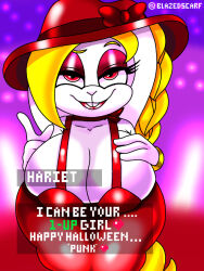 1girls anthro ass big_ass big_breasts big_butt blazedscarf breasts broodal bunny_girl cosplay dress female female_only furry halloween halloween_costume hariet_(mario) huge_breasts mario_(series) nintendo pauline_(mario)_(cosplay) rabbit shortstack solo super_mario_odyssey tagme thick_thighs tight_clothing tight_fit wide_hips