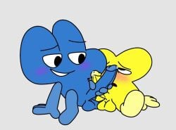2boys algebralien balls ballsack battle_for_bfb battle_for_bfdi battle_for_dream_island battle_for_dream_island_again bfb bfdi bfdia four_(bfb) frottage frotting gay gay_male male male/male male_only masturbating masturbation object_shows penis precum thatboringfellow x_(bfb)