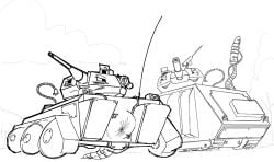 anus daleks2377 dire_machine duo imminent_anal imminent_sex living_machine living_vehicle machine male male/male mechanophilia monochrome presenting presenting_anus puffy_anus vehicle