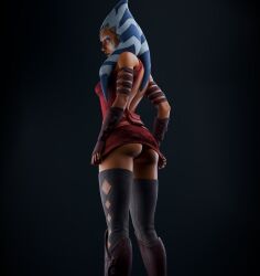 1girls 2026 3d 3d_(artwork) ahsoka_tano airress3d_(3d-modeller) alien alien_girl alien_humanoid ass athletic athletic_female back_view big_ass blender blue_eyes bubble_ass bubble_butt clone_wars clothed clothing dress dress_lift face_markings facial_markings female female_focus female_only hi_res high_quality high_resolution highres jedi legwear lekku lekku_(anatomy) lucasfilm lydas3d orange-skinned_female orange_body orange_skin petite petite_body petite_female pose posing presenting presenting_ass showing_off simple_background slim_waist star_wars thick_ass thick_thighs togruta topwear viewed_from_behind watermark