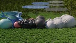 3d_(artwork) a3person animal_genitalia anthro ball_size_difference balls balls_expansion big_balls big_penis bonzaipalmtree comparing competition dialogue digital_media_(artwork) dragon drash duo expansion feral genital_expansion genitals hi_res huge_balls huge_penis hyper hyper_balls hyper_genitalia hyper_penis immobile knot knotted_penis male multi_balls multi_genitalia mythological_creature mythological_scalie mythology outside penile_spines penis penis_expansion penis_size_difference scalie sequence sheath size_difference transformation vein veiny_balls veiny_penis zai_(bonzaipalmtree)