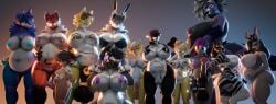 3d_(artwork) abel_(haolde) absurd_res ambroise_(negi_mauve) animal_genitalia animal_penis anthro antlers aquatic ball_stretcher balls bdsm belly belly_tattoo big_balls big_belly big_breasts big_butt big_penis_in_chastity black_lipstick bovid breasts bunny_costume butt canid canine canis caprine chastity_cage chastity_device clothing costume cybernetic_eye cybernetic_leg cybernetic_limb cybernetics digital_media_(artwork) equid equine equine_genitalia equine_penis female fish flat_chastity_cage genitals glass gold_(metal) gold_jewelry group group_pregnancy gynomorph ha1 hand_on_belly haolde haolde_(character) hi_res horn huge_balls huge_belly huge_breasts huge_butt hybrid_genitalia hybrid_penis intersex isara jackalope jewelry johnny_mcbraesel knot knotted_equine_penis knotted_penis lagomorph latte_bonny lipstick looking_at_viewer lucid_rose machine makeup mamagen mammal milk milk_machine mismatched_animal_penis mismatched_genitalia mismatched_penis nude penis petplay plushie pregnant pregnant_anthro pregnant_female pregnant_gynomorph pregnant_intersex roleplay shark sheep tattoo vulva wolf zebra
