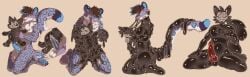 absurd_res anthro bodily_fluids changed_(video_game) cum doll duo felid feline genital_fluids gnolub hi_res kisha_(artist) leopard male mammal pantherine plushie plushophilia puro puro_(changed) sex snow_leopard solo transformation