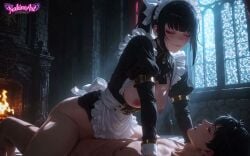 ai_generated animated animation anime anime_girl ass breasts brown_hair brunette-haired_female brunette_female brunette_hair castle cowgirl_position demon dick dress dressed female female_focus female_on_top female_penetrated girl girly_boy hentai jump jumping medieval_fantasy medieval_style missionary missionary_position missionary_sex moan moaning moaning_female moaning_in_pleasure nakinoart narberal_gamma nsfw orgasm orgasm_control orgasm_face overlord overlord_(maruyama) overlord_(series) pussy sex sound sweat sweaty tagme uncensored vaginal_penetration video waifu