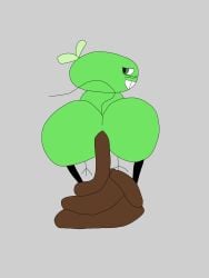 12_oz_mouse adult_swim anthro ass bent_over big_ass fetish green_body green_eyes green_fur grey_background huge_ass leaning_forward looking_at_viewer male male_only mouse mouse_fitzgerald murid murine poop_on_floor pooping rodent scat shitting simple_background smooshdoodles solo solo_male stick_arms stick_legs traced traced_art