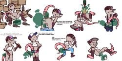 2026 absurd_res alcohol alcohol_enema american_opossum anal anal_launching anal_penetration angry annoyed anthro anus ball_in_ass barefoot baseball beer beer_bottle belly belly_overhang beverage black_body black_ears black_eyes black_fur blue_baseball_cap blue_bottomwear blue_clothing blue_jeans blue_pants blue_suspenders bodily_fluids boofing bottle bottle_in_ass bottle_insertion bottomless bottomwear bottomwear_down box bra bra_only breasts butt butt_cleavage butt_clench butt_flap cardboard cardboard_box casual_exposure cleavage clenching_butt clothed clothing confederate_flag confederate_flag_clothing confederate_states_of_america container covering covering_crotch covering_vulva denim denim_bottomwear denim_clothing dialogue drooling empty_bottle english_text eyes_closed fart fart_cloud farting_at_viewer feet female female_farting fur genitals green_fart_cloud grey_baseball_cap grey_body grey_fur hi_res high-angle_view insult insulting_viewer jeans kneeling leaning leaning_forward looking_back lying mammal marsupial mooning motion_lines muffin_top multicolored_body multicolored_fur multiple_images navel object_between_buttocks offscreen_character on_back open_mouth panties pants pants_down pantsless partially_clothed penetration pink_fingers pink_nose pink_tail pink_toes raised_tail rear_view saliva sharp_teeth shirt simple_background sleeping smokey_the_menish soles solo spread_legs spreading surprised suspenders sweat sweatdrop sweaty_butt tail talking_to_another talking_to_viewer tank_top teeth text tools toothy_grin topwear two_tone_body two_tone_fur underwear underwear_only upside_down vulva whiskers white_background white_bra white_clothing white_shirt white_tank_top white_topwear white_underwear wrench
