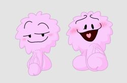 battle_for_dream_island battle_for_dream_island_again bfdi bfdia bfb object_shows penis balls ballsack puffball_(bfdi) osc thatboringfellow