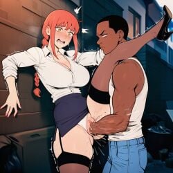 1boy 1girls ai ai_generated blouse carl_johnson chainsaw_man clevage crying cunt_punt cuntbusting dark-skinned_male defeat defeated defeated_villainess dominant_male domination fisting fisting_pussy garter_straps grand_theft_auto grand_theft_auto:_san_andreas heels in_pain makima_(chainsaw_man) miniskirt office_clothing office_lady prussia123 pussy_torture rape red_hair ryona secretary secretary_outfit sexy sexy_body sexy_clothing sexy_female squirting stockings
