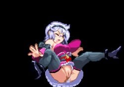 hiou_kaede vanguard_princess invisible_male sex rape m.u.g.e.n sprite pixel_art animated gif white_hair clothed_sex glasses pussy vaginal_sex vaginal panties_aside