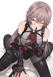 black groza (girls' frontline 2) from girls' frontline by art undertaker