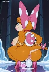 1girls ai_generated anthro blue_eyes breasts female koopaling large_breasts mario_(series) nintendo pussy reptile scalie super_mario_bros. super_mario_bros._3 super_mario_world wendy_o._koopa egg_laying