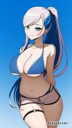 1girls 2d 2d_(artwork) 2d_artwork adult adult_female alternate_version_at_source alternate_version_available arm_behind_back bare_arms bare_belly bare_chest bare_legs bare_midriff bare_navel bare_shoulders bare_skin bare_thighs belly belly_button big_boobs big_breasts bikini bikini_bottom bikini_only bikini_top blue-haired_female blue_background blue_bikini blue_bikini_bottom blue_bikini_top blue_hair blue_swimsuit blue_swimwear breasts busty busty_female busty_girl cleavage closed_mouth_smile collarbone curvaceous curvaceous_body curvaceous_female curvaceous_figure curvaceous_hips curvy curvy_body curvy_female curvy_figure curvy_hips dayyo_(daydarion/day-chan) digital digital_art digital_drawing digital_drawing_(artwork) digital_media digital_media_(artwork) drawing exposed exposed_arms exposed_belly exposed_chest exposed_legs exposed_midriff exposed_navel exposed_shoulders exposed_skin exposed_thighs female female_focus female_only green-eyed_female green_eyes groin half_naked half_nude halterneck hand_behind_back hololive hololive_indonesia hourglass_figure inframammary_fold inguinal_crease inguinal_ligament large_boobs large_breasts lean_figure legs_closed legs_together light_smile long_hair looking_at_viewer mature mature_female midriff more_at_source multicolored_hair naked naked_female naked_woman narrow_waist navel nude nude_female nudity partially_undressed pavolia_reine ponytail posing posing_for_the_viewer semi_nude shorts shoulders simple_background slender_body slender_waist slight_smile slim_female slim_waist smile smiley_face smiling smiling_at_viewer solo standing string_bikini swimsuit swimwear thick_thighs thigh_gap thighband thighs thighs_together upper_body very_long_hair very_long_hair_female virtual_youtuber voluptuous voluptuous_body voluptuous_female voluptuous_figure voluptuous_woman vtuber vtuberfanart white-haired_female white_background white_hair white_pupils white_shorts wide_hips