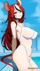 1girls 2d 2d_(artwork) 2d_artwork adult adult_female animal_ear_fluff animal_ears animal_tail arm_support belly belly_button big_boobs big_breasts black-haired_female black_hair blue-eyed_female blue_eyes blue_sky breasts busty busty_female busty_girl clouds collarbone curvaceous curvaceous_body curvaceous_female curvaceous_figure curvaceous_hips curvy curvy_body curvy_female curvy_figure curvy_hips day daylight daytime dayyo_(daydarion/day-chan) digital digital_art digital_drawing digital_drawing_(artwork) digital_media digital_media_(artwork) drawing female female_focus female_only fingernails fingers from_side grin grinning grinning_at_viewer groin hakos_baelz head_tilt high_resolution highres hololive hololive_english hourglass_figure inframammary_fold inguinal_crease inguinal_ligament large_boobs large_breasts lean_figure lips long_hair looking_at_viewer looking_sideways looking_to_the_side mature mature_female midriff mons_pubis mouse_ears mouse_girl mouse_tail multicolored_hair nail_polish nails narrow_waist navel nipple_bulge outdoor outdoors outside parted_lips pink_fingernails pink_nail_polish pink_nails pool poolside posing posing_for_the_viewer red-haired_female red_hair shoulders side_view sideboob sky slender_body slender_waist slim_female slim_waist smile smiley_face smiling smiling_at_viewer solo standing thick_thighs thighs three-quarter_view tilted_head top_view upper_body virtual_youtuber vtuber vtuberfanart white-haired_female white_hair white_pupils wide_hips
