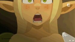 animated evangelyne gif long_hair pleasure_face wakfu zone