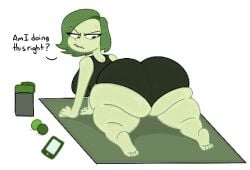 disgust (inside out) from disney by theslashfive