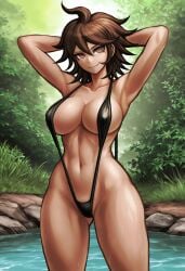 owari akane from danganronpa by wretcheduniverse