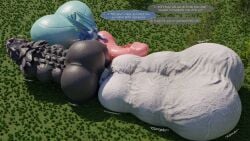 3d_(artwork) a3person animal_genitalia anthro ball_size_difference balls balls_expansion big_balls big_penis bonzaipalmtree comparing competition dialogue digital_media_(artwork) dragon drash duo expansion feral genital_expansion genitals hi_res huge_balls huge_penis hyper hyper_balls hyper_genitalia hyper_penis immobile knot knotted_penis male multi_balls multi_genitalia mythological_creature mythological_scalie mythology outside penile_spines penis penis_expansion penis_size_difference scalie sequence sheath sitting_on_balls size_difference transformation vein veiny_balls veiny_penis zai_(bonzaipalmtree)
