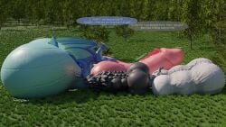 3d_(artwork) a3person animal_genitalia anthro ball_size_difference balls balls_expansion big_balls big_penis bonzaipalmtree comparing competition dialogue digital_media_(artwork) dragon drash duo expansion feral genital_expansion genitals hi_res huge_balls huge_penis hyper hyper_balls hyper_genitalia hyper_penis immobile knot knotted_penis male multi_balls multi_genitalia mythological_creature mythological_scalie mythology outside penile_spines penis penis_expansion penis_size_difference scalie sequence sheath sitting_on_balls size_difference transformation vein veiny_balls veiny_penis zai_(bonzaipalmtree)