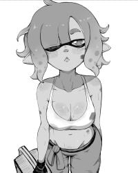 cleavage female mechanic_(splatoon_raiders) obsydian0x solo splatoon splatoon_raiders yxxzoid