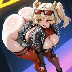 1girls ai_generated ass breasts curvaceous curvaceous_body curvaceous_female curvaceous_figure curvy curvy_female curvy_figure female huge_ass massive_ass oxoru shiny shiny_skin sweat sweating sweaty sweaty_body voluptuous voluptuous_body voluptuous_female burnice_white zenless_zone_zero thick_thighs massive_thighs huge_thighs cleavage huge_breasts large_breasts twerking twerk hands_on_knees shaking_ass shaking_butt teasing