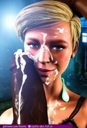 1boy 1girls absurdly_large_cock ai_generated azataai balls_worship blonde_female blonde_hair blue_eyes cassie_cage cheating cheating_female cheating_girlfriend cucked_by_bully cuckolding dark-skinned_male dark_skin heavy_balls huge_balls huge_cock light-skinned_female light_skin looking_at_viewer male male/female male_pov mortal_kombat mortal_kombat_11 netorare ntr pale-skinned_female passionate_fellatio pov pov_eye_contact sucking_balls used_condom veiny_penis worshipable_balls worshipping_cock cum