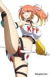 1girl 1girls adult adult_female ass_visible_through_thighs big_boobs big_breasts black_panties breasts busty busty_female busty_girl character_request copyright_request dayyo_(daydarion/day-chan) foot_up ginger ginger_hair hakos_baelz hakos_baelz_(cosplay) hand_on_leg hand_on_own_leg hand_on_own_thigh hand_on_thigh head_tilt hololive hololive_english knee_up large_boobs large_breasts leg_up legs_apart legs_spread looking_sideways looking_to_the_side mature mature_female orange-haired_female orange_hair orange_hair_female panties parted_lips purple-eyed_female purple_eyes smile smiley_face smiling spread_legs spreading_legs spreading_thighs takanashi_kiara tilted_head touching_leg touching_thigh twintails twintails_(hairstyle) virtual_youtuber vtuber vtuberfanart yellow-haired_female yellow_hair