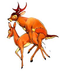 bambi_(character) bambi_(film) cervine cum deer disney faline female feral hooves klaus_doberman male penetration straight vaginal_penetration