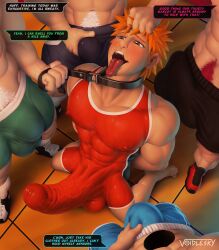 abs biceps big_penis bleach bukkake bulge gay grimmjow_jaegerjaquez group_sex huge_bulge huge_cock ichigo_kurosaki male male_focus male_only muscle muscles muscular muscular_arms muscular_back muscular_legs muscular_male muscular_thighs nipples pecs renji_abarai veins veiny_penis voidlesky yaoi