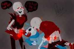 2d 3boys anal anal_sex artist_request english_text gay incest male male/male male_only papyrus questionable_consent rape sans sans_au sex tagme talking text threesome underfell underfell_papyrus underfell_sans underswap underswap_sans undertale undertale_(series) undertale_au