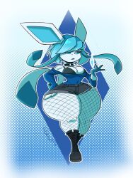 big_breasts breasts cinderdraws eeveelution female pokémon_(species) pokemon tagme