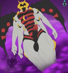 3rr0r_the_protogen 3rr0rartz.stud10 4_arms altered_forme_giratina anthro balls generation_4_pokemon genitals giratina giratina_form giratina_wings greion_the_giratina hi_res humanoid_genitalia humanoid_penis jewelry legendary_pokemon male male_only multi_arm multi_limb necklace nintendo origin_forme_giratina pendant penis penis_size_difference pokemon pokemon_(species) solo video_games wings