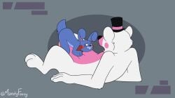 animated anus anus_peek ass ass_focus ass_up balls balls_focus bear black_nose blue_body blue_ears blue_fur blue_skin bow_tie bowtie butt butt_focus five_nights_at_freddy's five_nights_at_freddy's:_sister_location funtime_freddy_(fnafsl) genital_focus grabbing_belly hat long_penis looking_back looking_down looking_pleasured lying lying_down male mandyfoxy mp4 naked no_sound nude nude_male open_mouth orgasm orgasm_face penis penis_focus pink_balls pink_body pink_ears pink_fur pink_skin pink_testicles puppet_bonnie_(fnafsl) purple_eyes rabbit riding riding_penis rule_63 sharp_teeth sister_location size_difference smile smiling teeth testicles top_hat two_tone_body two_tone_ears two_tone_fur two_tone_skin video webm white_body white_fur white_skin