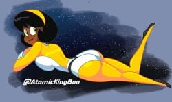 1girls artist_name athletic athletic_female atomickingboo big_ass big_breasts breasts dark-skinned_female dark_skin female female_focus female_only fit fit_female hips large_breasts mindi_tygerson original original_character short_hair the_space_angels thick thick_ass thick_legs thick_thighs voluptuous wide_hips